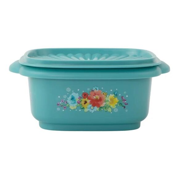 🦋 New Pioneer Woman (4)- Breezy Blossom 5 Cup Food Storage Container with Lid - Picture 4 of 8